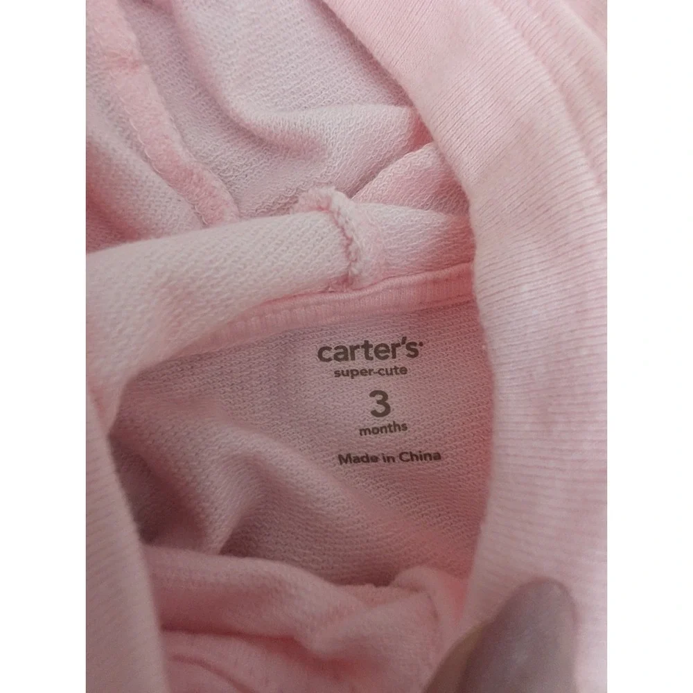 Baby Girl 3 Month Outfit Bundle Carter's & First Impressions Pink Floral Leopard
